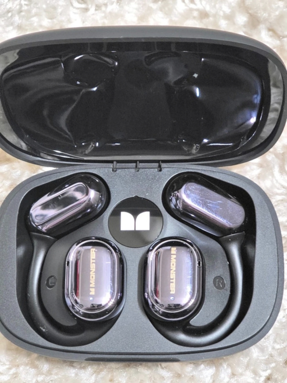 Monster AC330 Open-Ear Wireless Earbuds Black